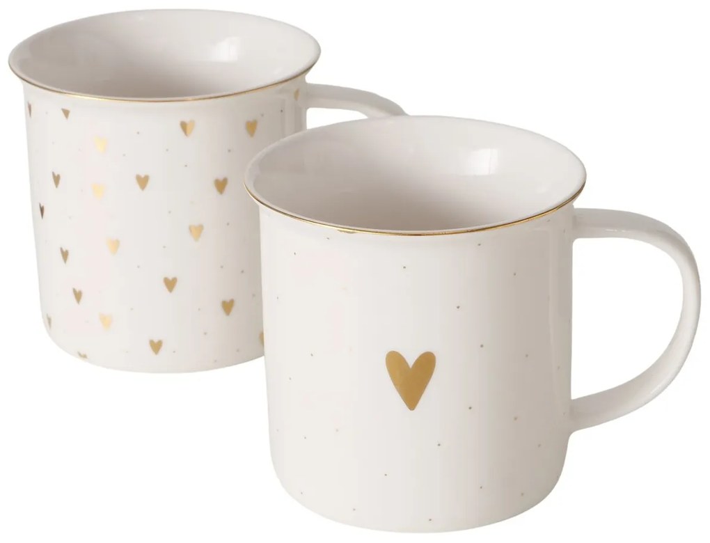 Kubek porcelanowy, ręcznie malowany, DILARA, 370 ml