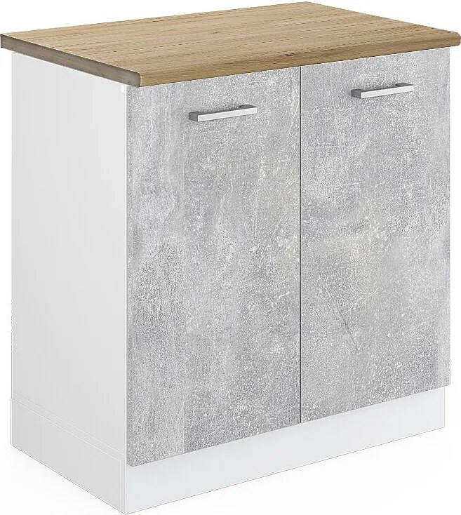 Szafka pod zlew beton 80x60x81.6 r-line