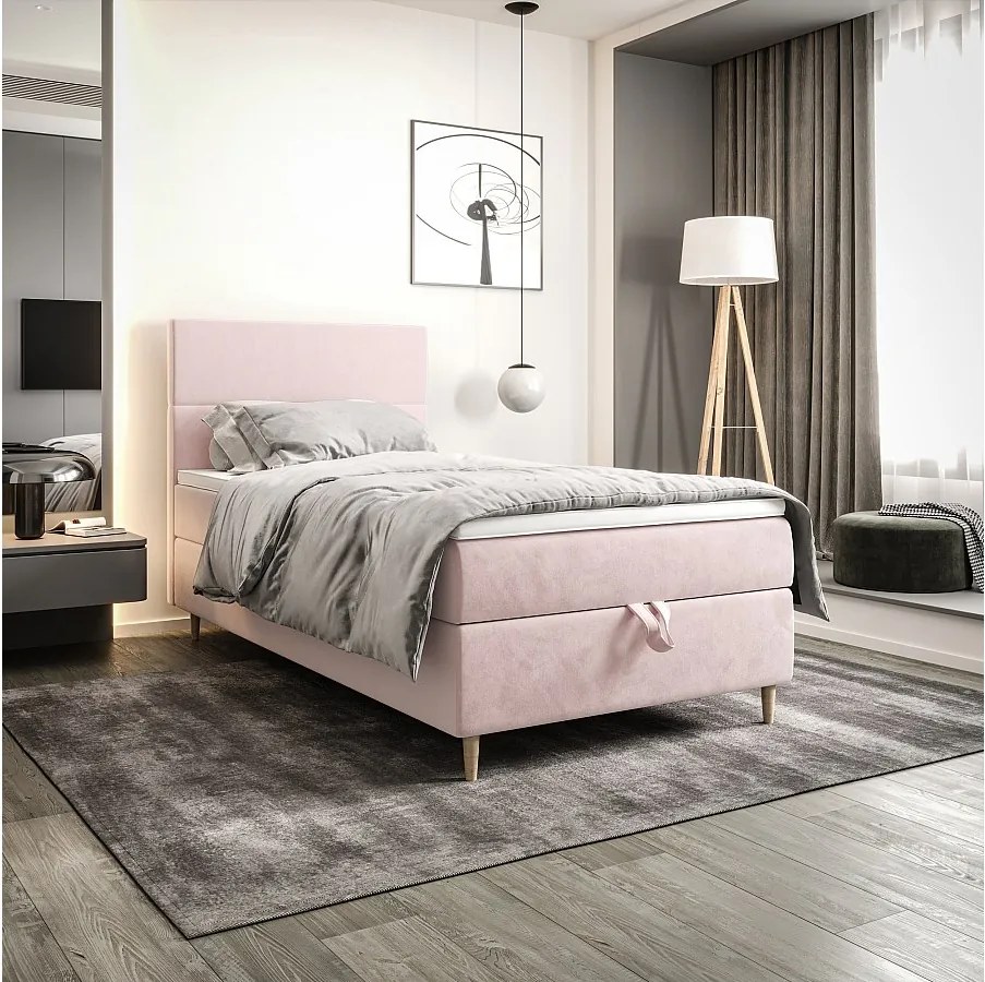 Łóżko kontynentalne FLO 90x200 Itaka 58