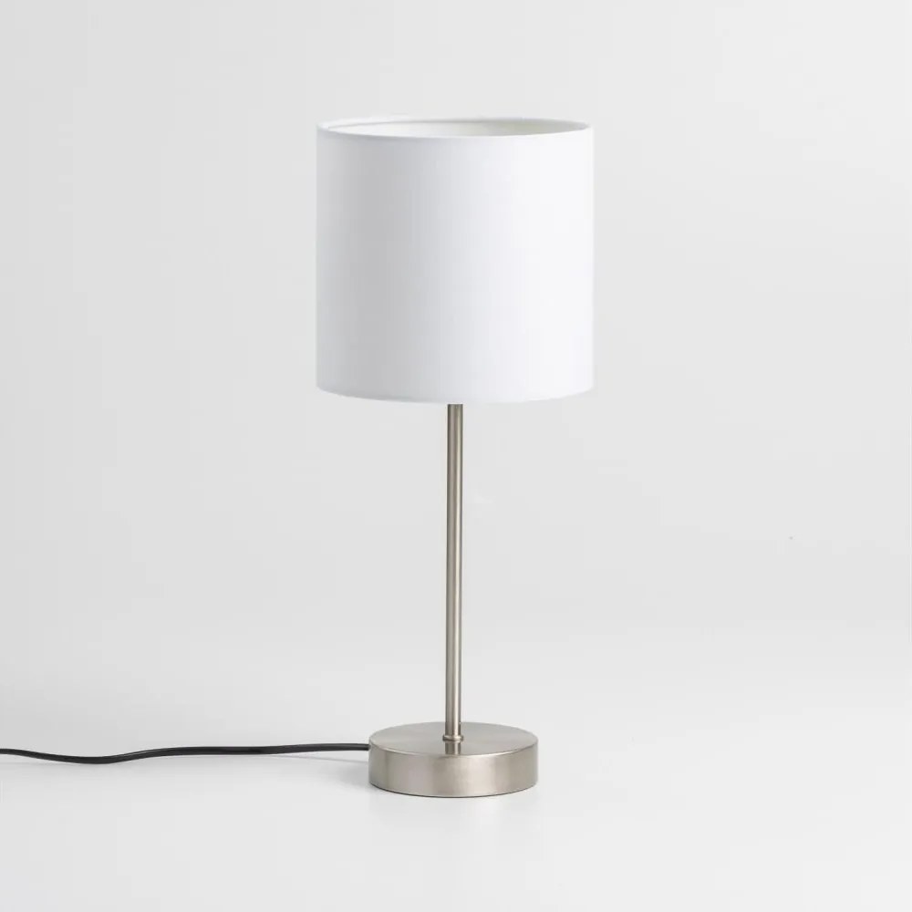 Lampa stołowa LED 1x E14/5W/230V biała/matowy chrom