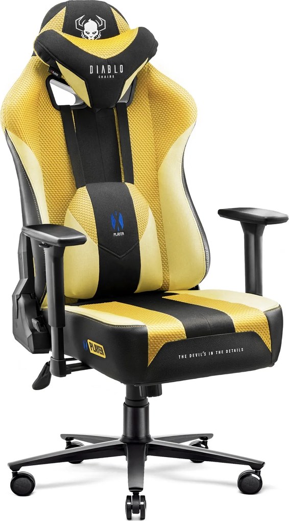 Fotel gamingowy Diablo X-Player 2.0 King Size Dark Sunflower