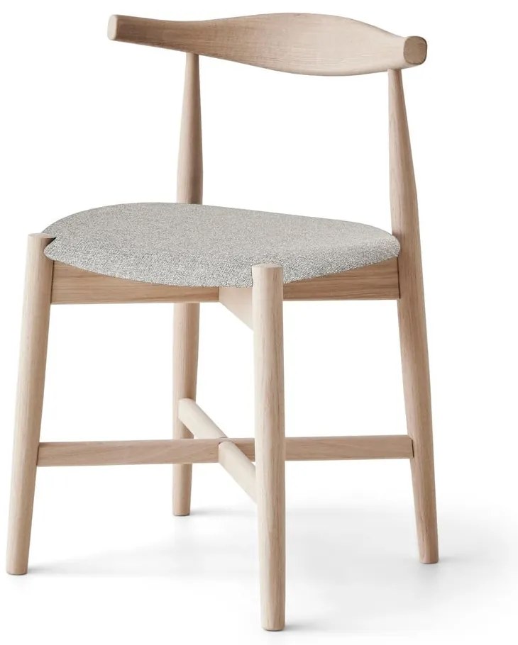 Beżowo-naturalne krzesło z litego drewna dębowego Dora – Hammel Furniture