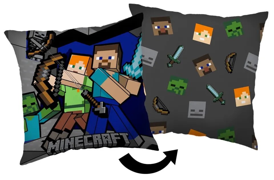 Poduszka dziecięca Minecraft Survival Mode – Jerry Fabrics