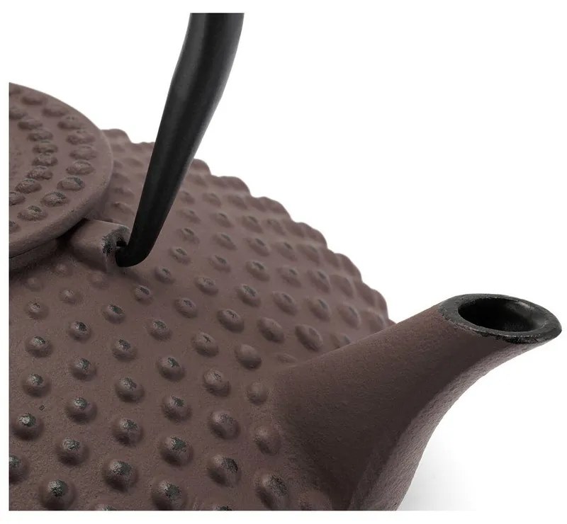 Bordowy żeliwny dzbanek do herbaty 1,25 l Xilin – Bredemeijer