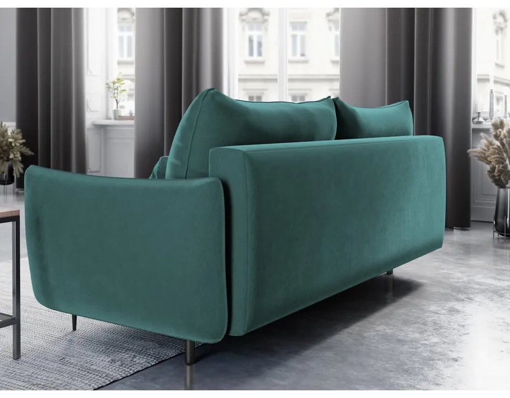 Morska sofa rozkładana ze schowkiem Cosmopolitan Design Vermont