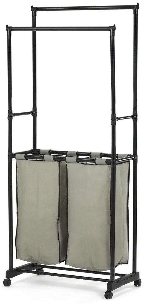 Stojak z miejscem do przechowywania GD-176 BK,plastik, czarny
