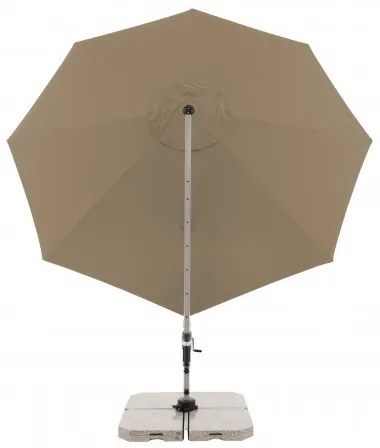 ACTIVE 370 cm - wahadłowy parasol ogrodowy z drążkiem bocznym : Substancja Desen - 846