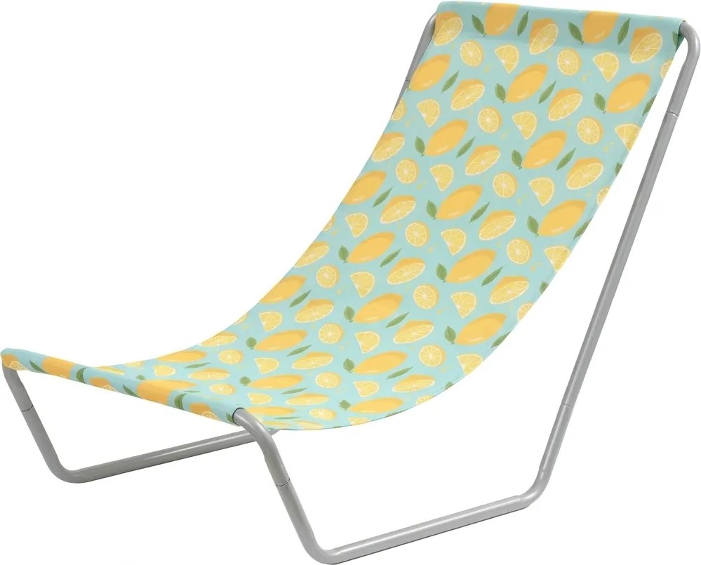 Składany leżak plażowy SAND LEMON, kolorowy