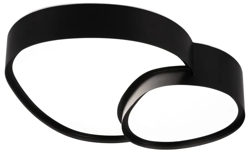 Czarna lampa sufitowa LED 36x43.5 cm Rise – Trio