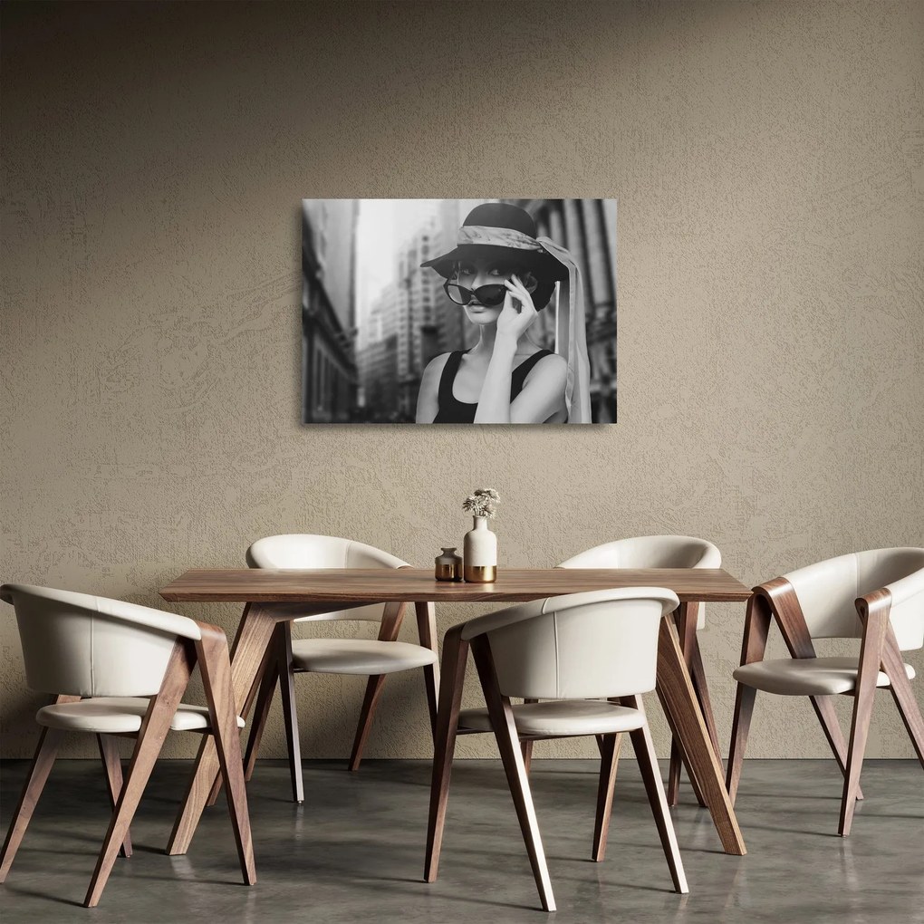 Obraz na szkle kobiety (70x50 cm)