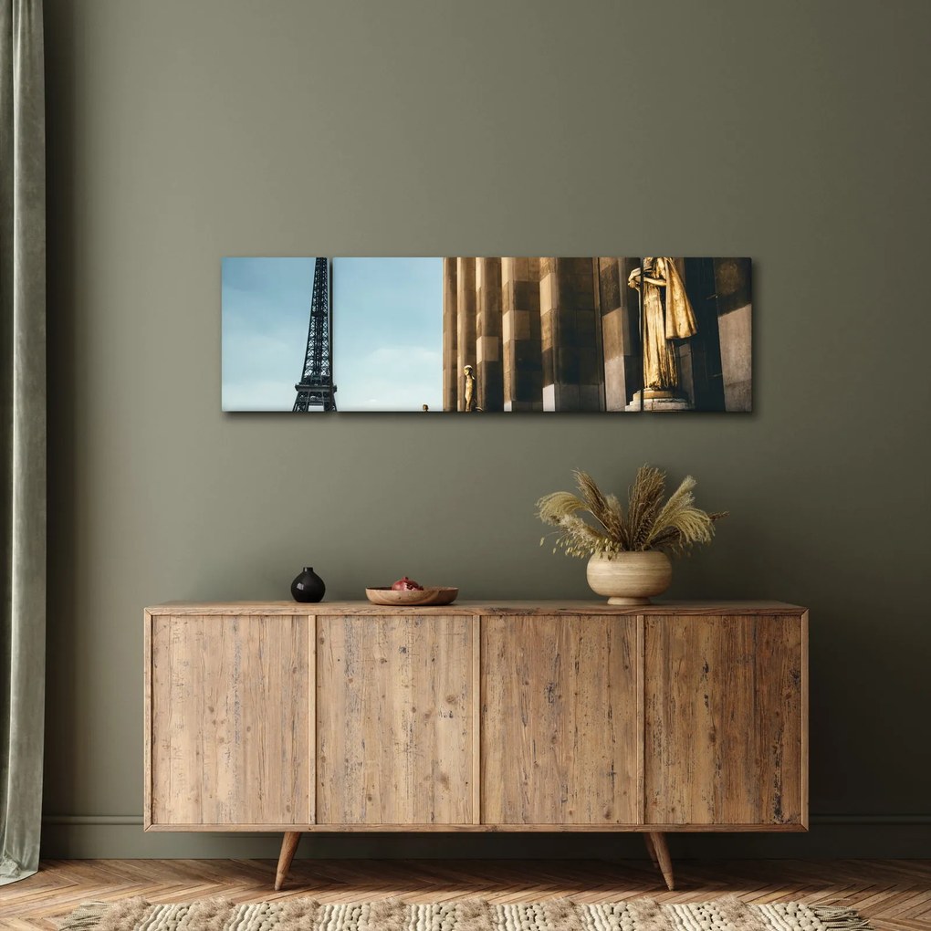 Obraz z placu Trocadero, Paryż (170x50 cm)