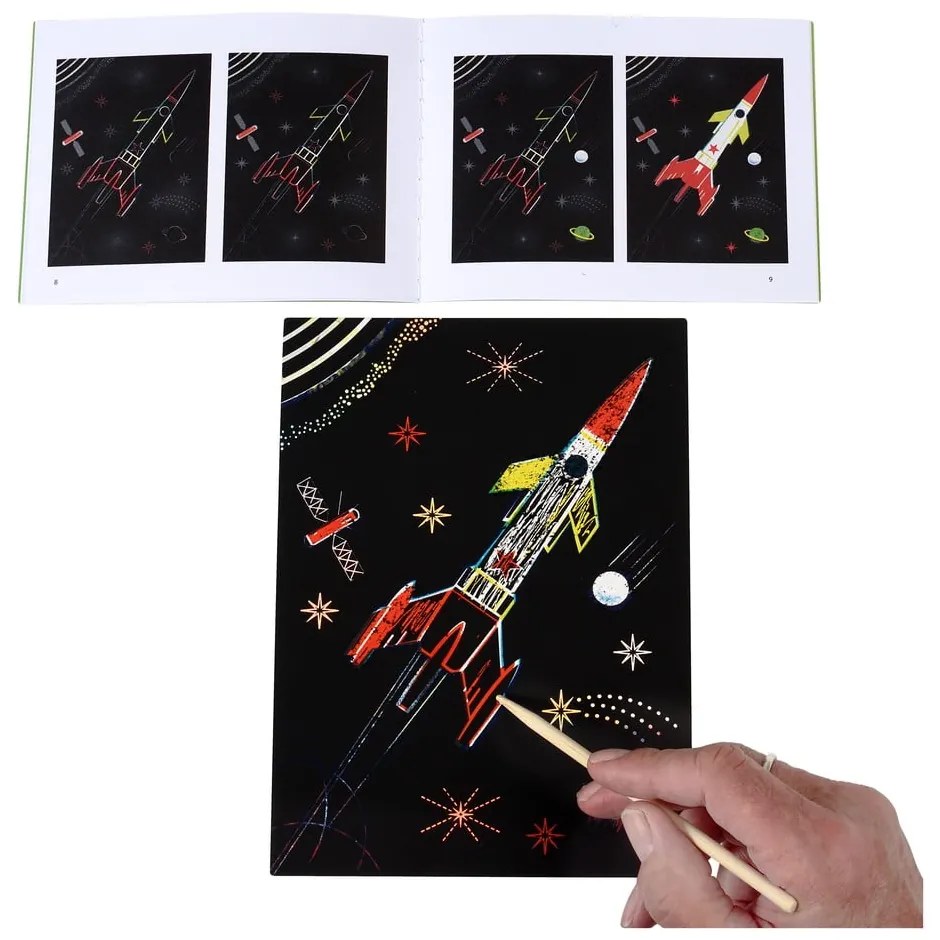 Obrazki do ścierania Space Age – Rex London