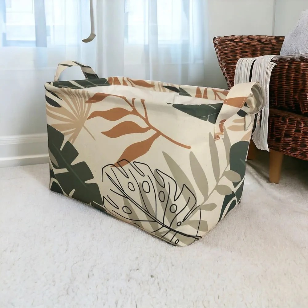 Tekstylny koszyk do przechowywania 37x27x25 cm – Mioli Decor