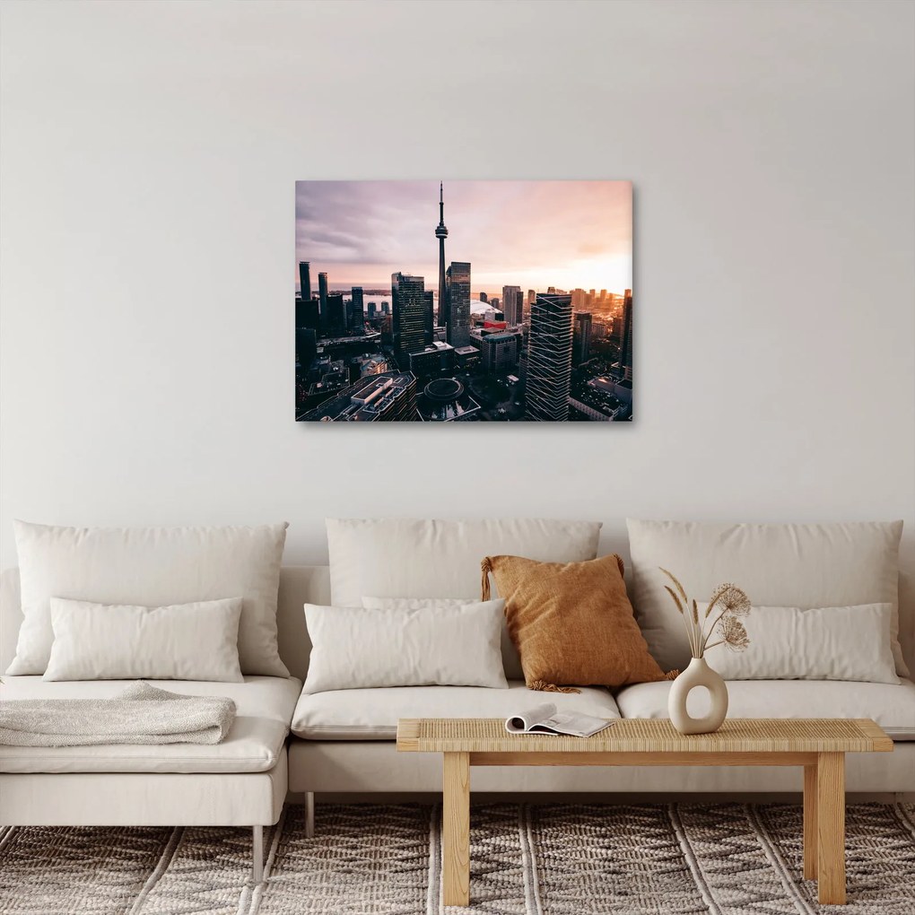 Obraz - Widok na centrum miasta (70x50 cm)