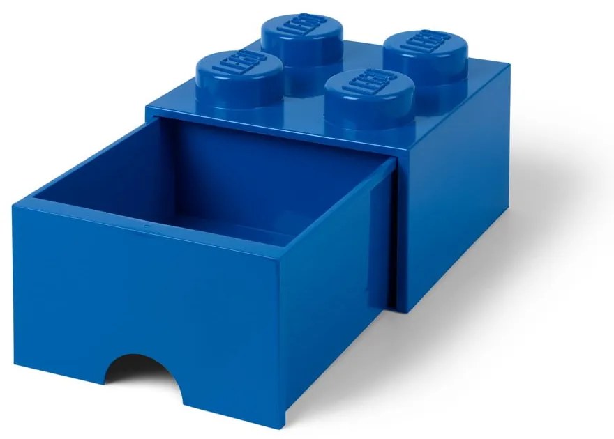 Niebieski pojemnik z szufladą LEGO®