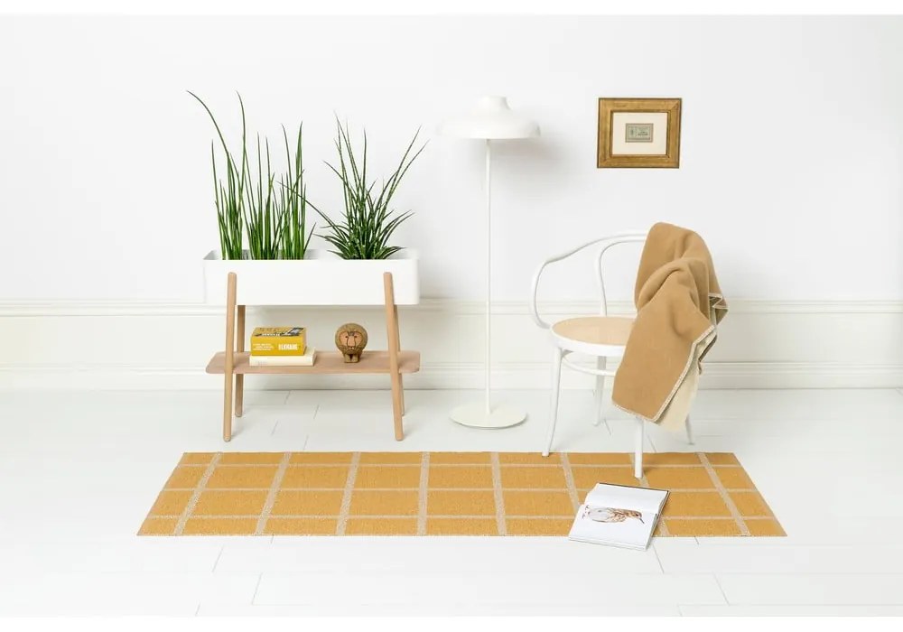 Chodnik odpowiedni na zewnątrz w kolorze ochry 70x300 cm Ada Ochre – Pappelina