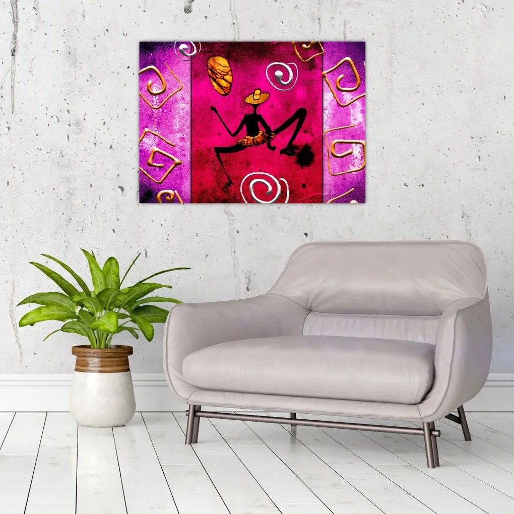 Obraz historycznego muralu (70x50 cm)