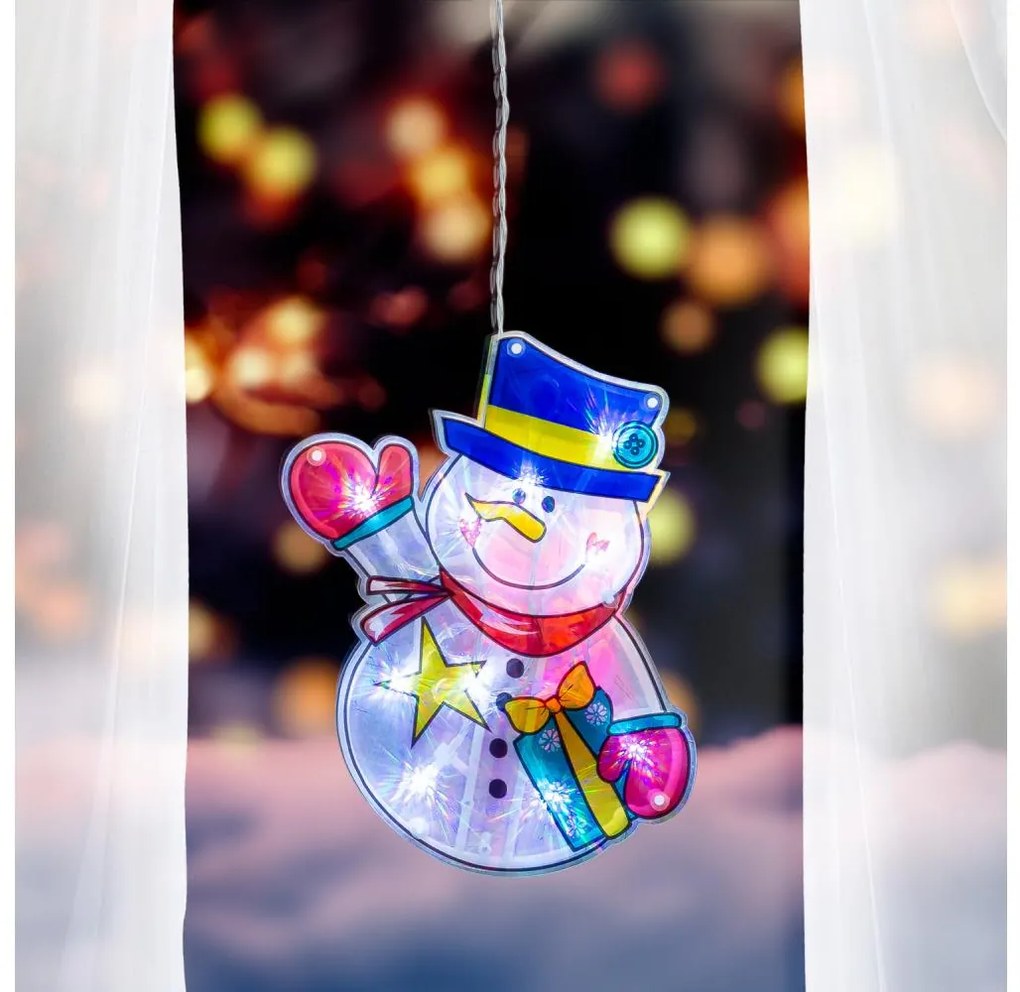 LED dekoracja świąteczna do okna 10xLED/3xAAA