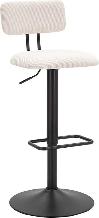 Zestaw 2 wysokich stołków VKH446, Biały, 41x47,5x85 cm, Kendra Home