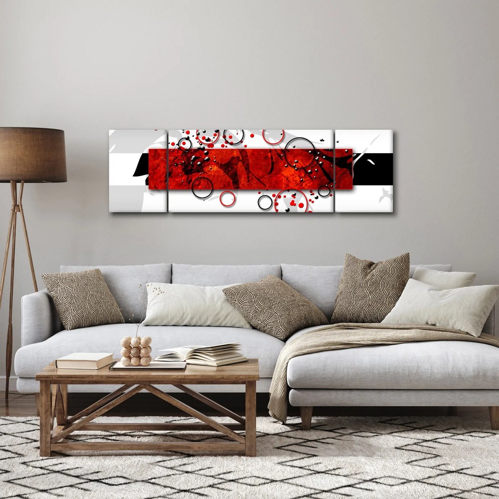 Obraz abstrakcji (170x50 cm)