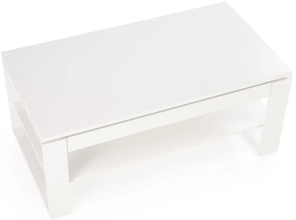 Ława podnoszona BETTY 114x65(92)cm biała HALMAR
