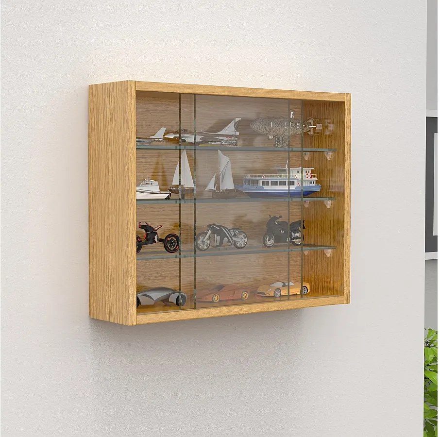 Wiszący wyświetlacz ścienny ze szkła Drivalo S