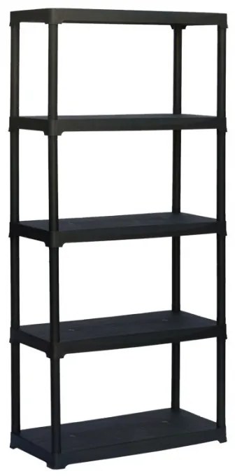 Regał plastikowy TEMPO 1+1 GRATIS, 1800x800x390 mm, 5 półek