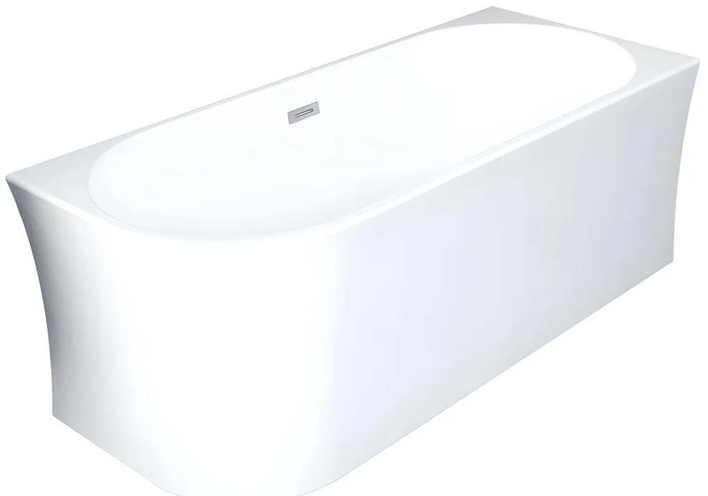 Wanna narożna - 201 L - 150 x 75 x 59 cm - Biała - Akryl - prawy narożnik - PONTICOLA