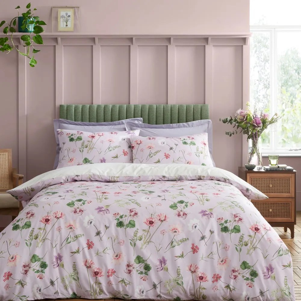 Bawełniana pościel dwuosobowa 230x220 cm Serenity Garden – RHS