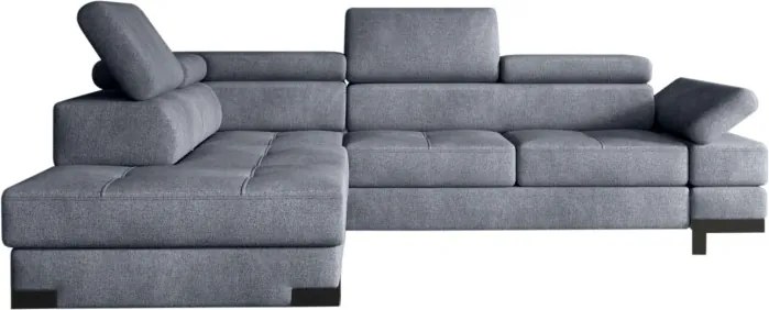 Narożnik EMPORIO L Lewostronny z funkcją spania Lewostronny w ktaninie SERENO 694 WERSAL