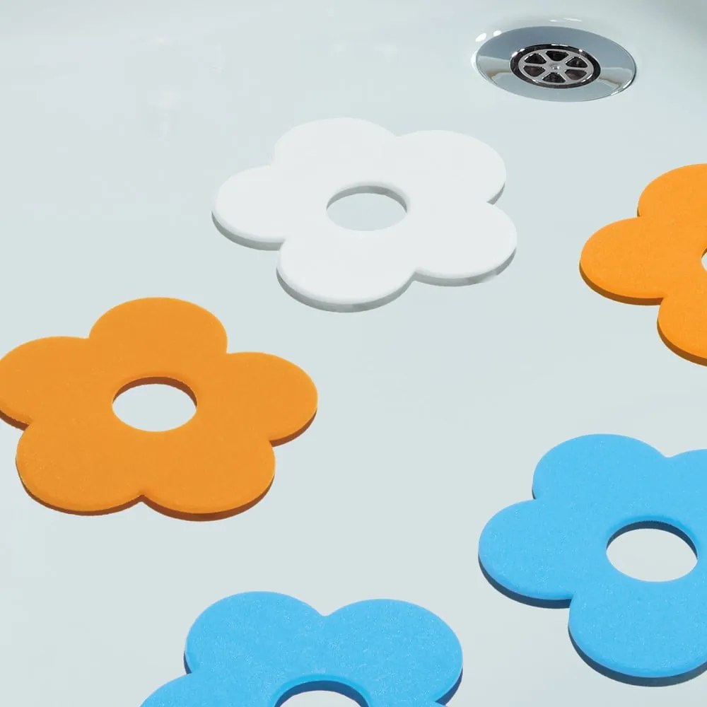 Dziecięce maty antypoślizgowe do wanny 5 szt. 12x11,5 cm Funky – Spirella