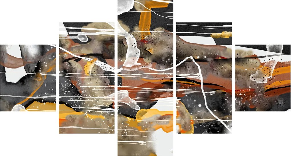 Obraz - Abstrakcja (125x70 cm)