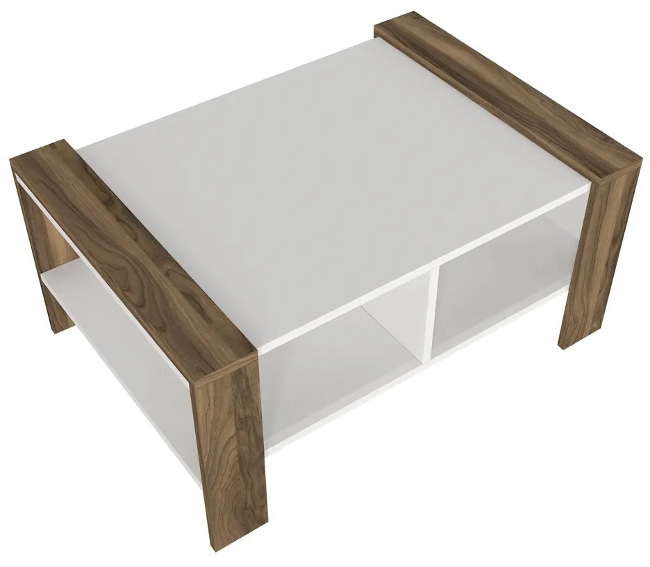 Stolik konferencyjny Erica White Walnut