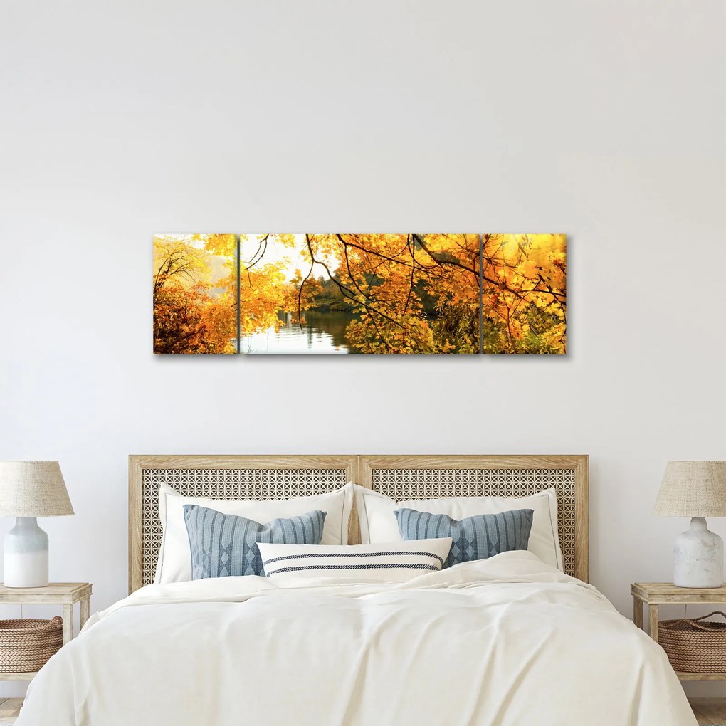 Obraz - Jesienne drzewo (170x50 cm)