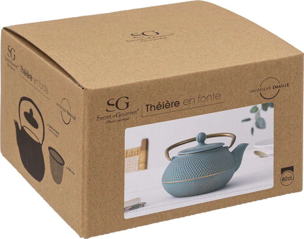 Żeliwny czajnik do herbaty JADE, 800 ml