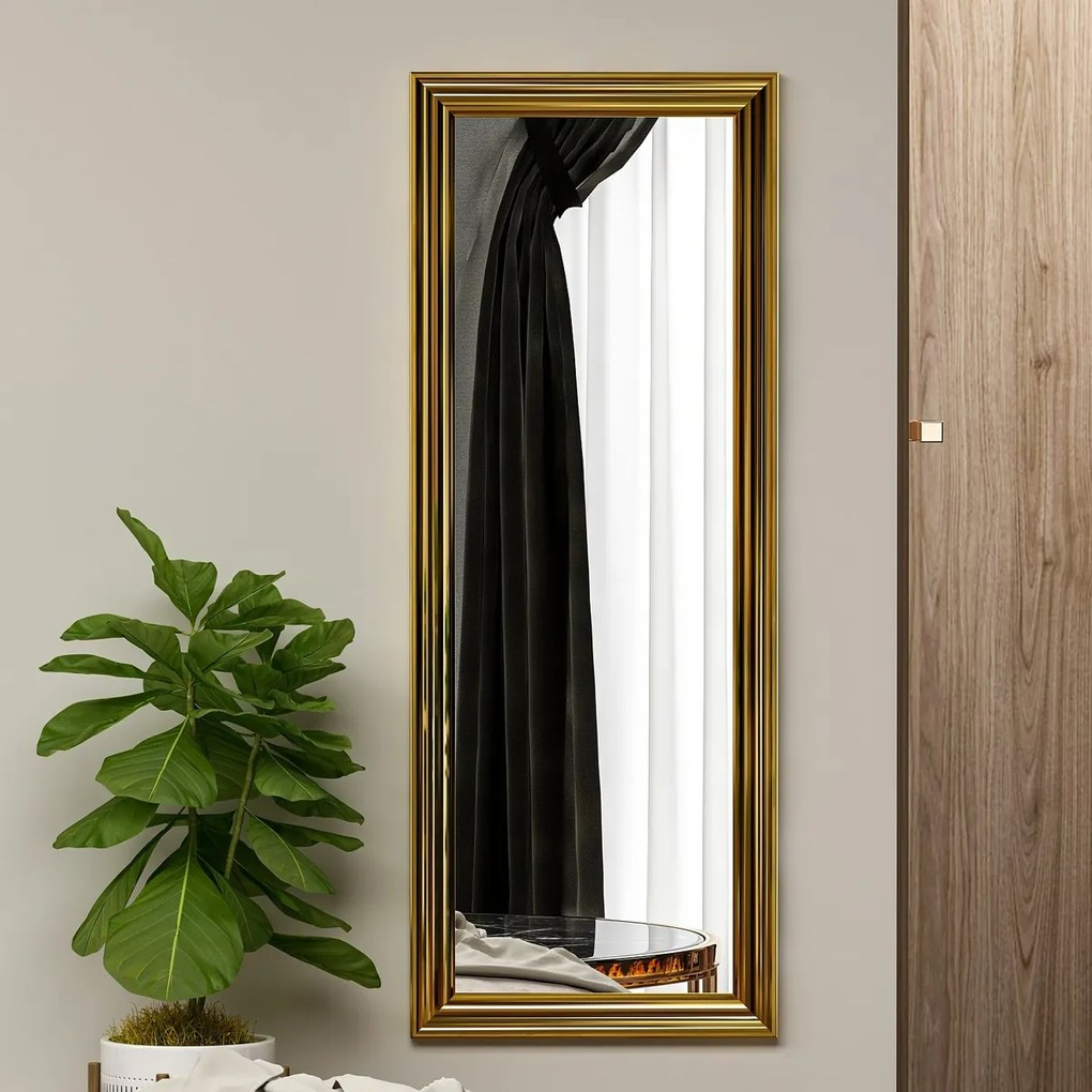 Lustro Smooth Gold 40 x 105 cm