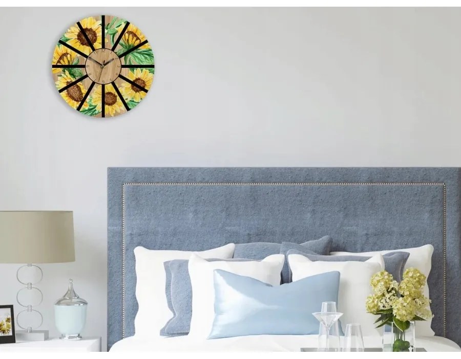 Zegar na ścianę nowoczesny do salonu sypialni cichy kuchenny efektowny loft