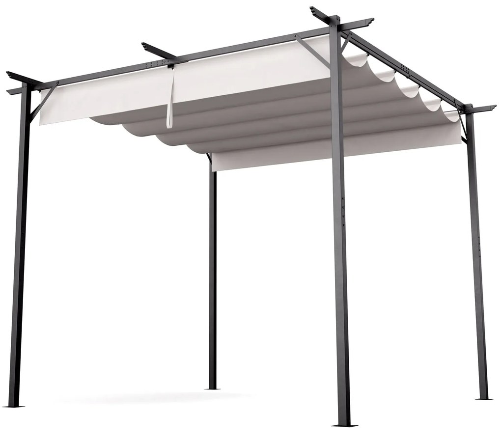 Blumfeldt Pantheon Robust 3x3m Pergola Kremowy