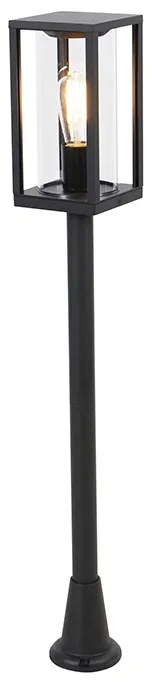 Zewnetrzna Industrialna lampa podłogowa zewnętrzna czarna 100 cm IP44 - CharloisDesignerski Oswietlenie zewnetrzne