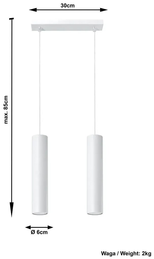 Nowoczesna lampa wisząca B2-L16