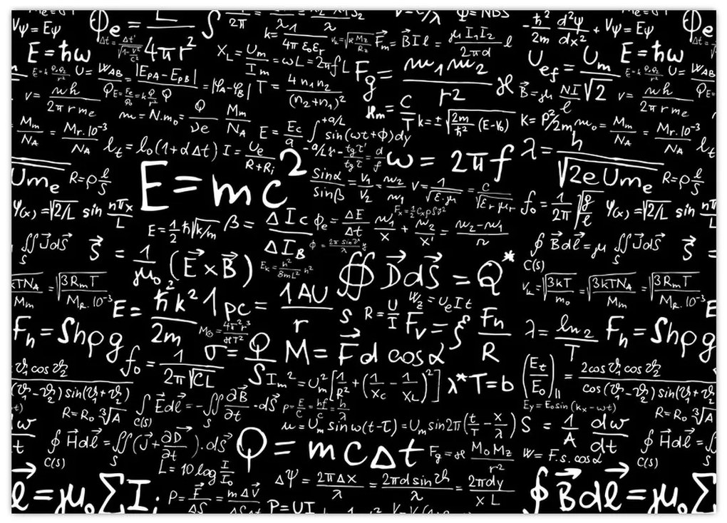 Obraz - Matematyka (70x50 cm)