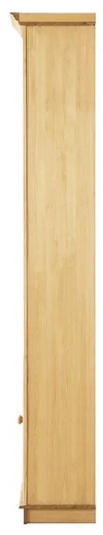 Regał z litego drewna sosnowego w naturalnym kolorze 74x223x37 cm Anita – Støraa