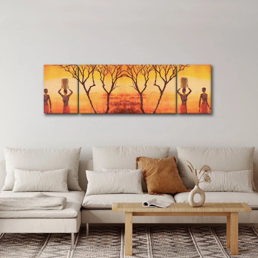 Obraz - Afrykańska sawanna (170x50 cm)