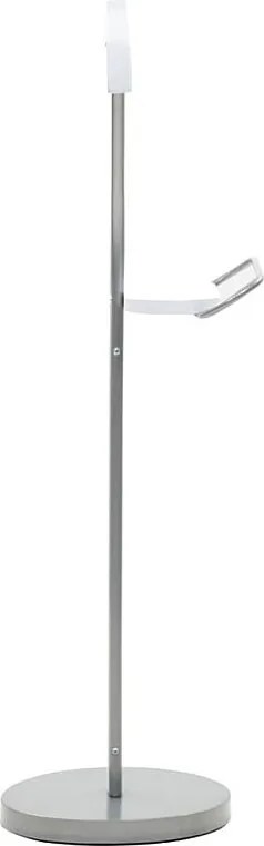 Biały Stojak na Ubrania 45 x 35 x 107 cm z Półką i LED