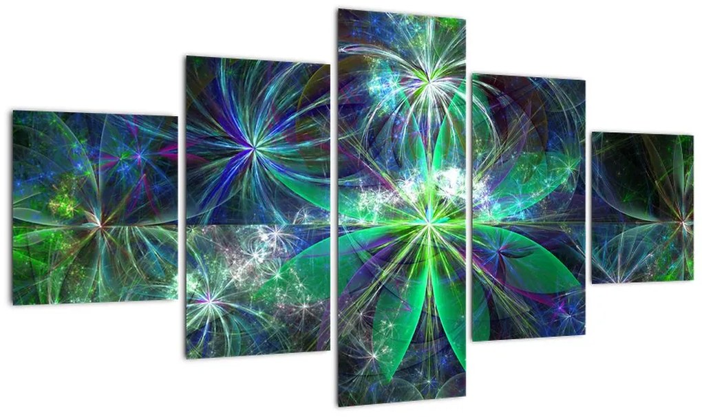 Obraz - Abstrakcyjne kształty geometryczne (125x70 cm)
