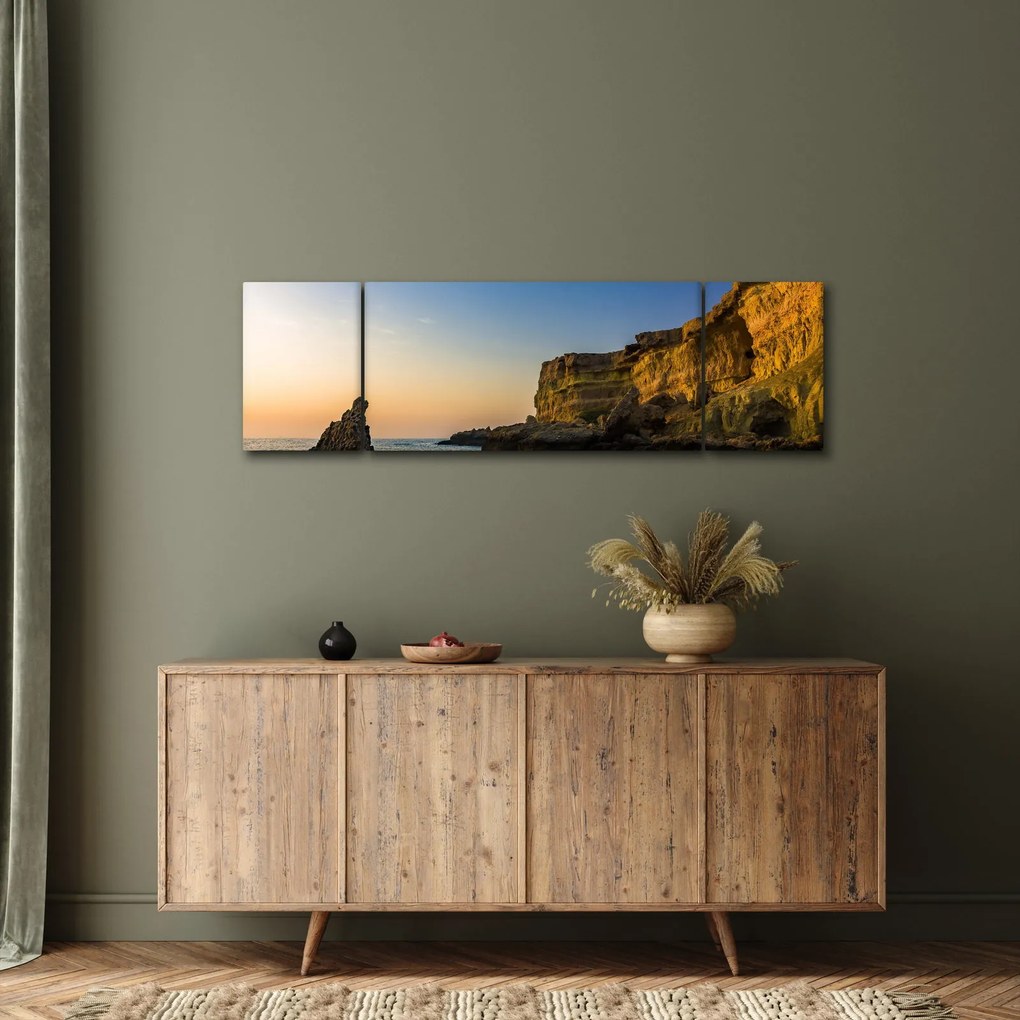 Obraz - klif morski (170x50 cm)