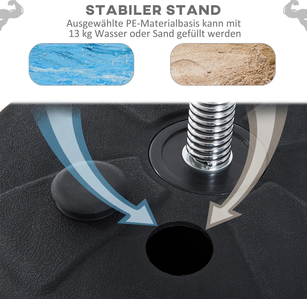 HOMCOM Zestaw bokserski z regulowanym workiem treningowym, w zestawie rękawice, 126-144cm, Czerwony