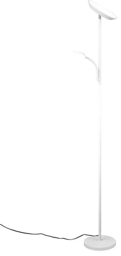 Biała lampa stojąca LED (wysokość 178 cm) Specter – Reality