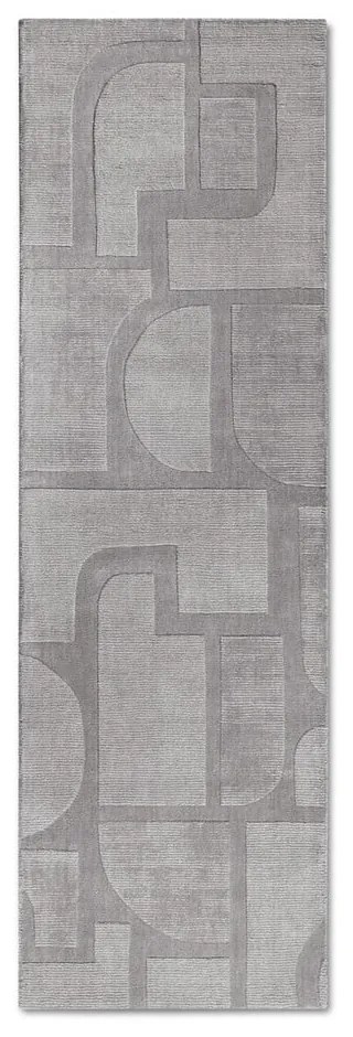 Szary wełniany chodnik tkany ręcznie 80x250 cm Alexis – Villeroy&amp;Boch