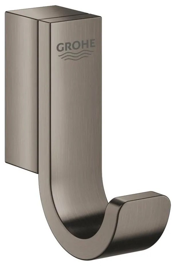 GROHE 41039AL0 - Wieszak na szlafrok SELECTION 5,2 cm × 1,5 cm × 4,4 cm grafitowy